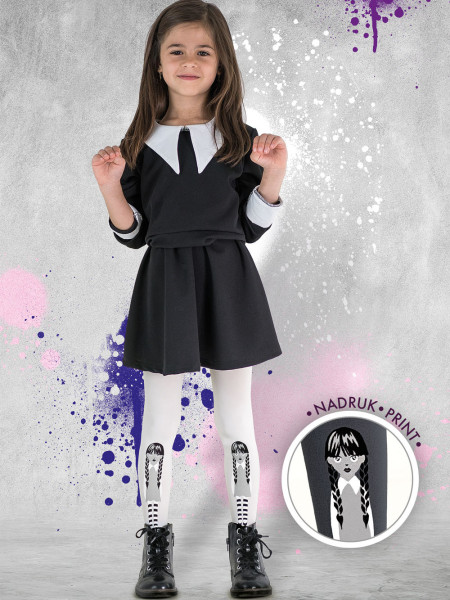 Dziewczęce rajstopy Halloween Black NOQ